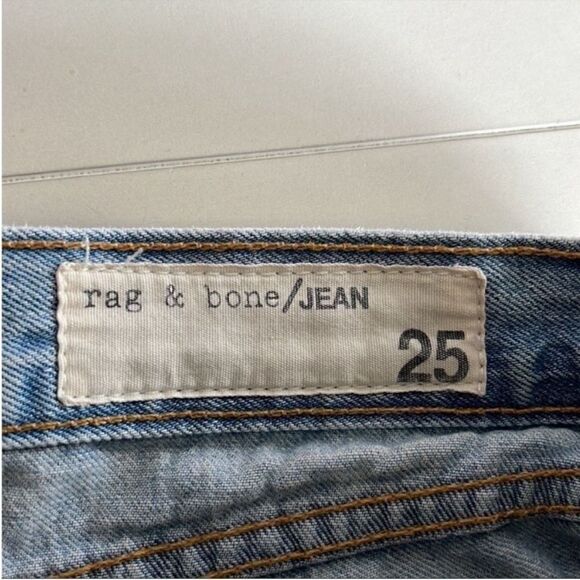 Rag & Bone The Dre Skinny in Convoy Skinny Motto Distressed Jeans - Picture 12 of 13